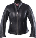 Load image into Gallery viewer, Helstons HELSTONS HELSTONS WOMENS STAR LEATHER MOTORCYCLE JACKET - SOFT BLACK
