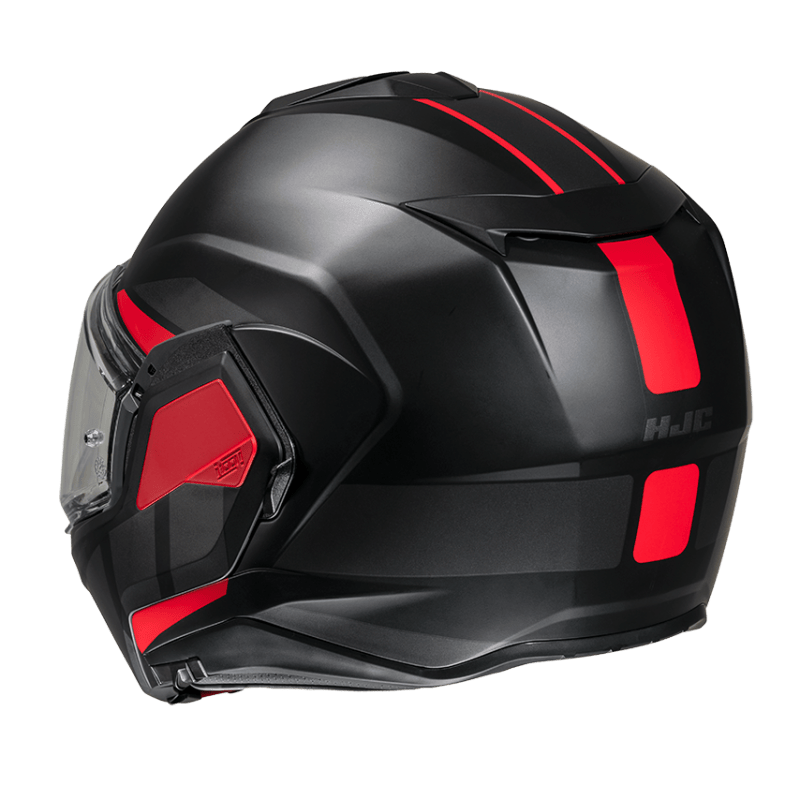 Hjc Helmut HJC I100 BEIS MC-1 SF FLIP UP MODULAR MOTORCYCLE HELMET - MATT BLACK/RED