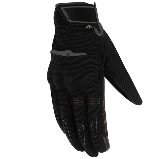 BERING FLETCHER EVO BLACK SUMMER MOTORCYCLE GLOVES