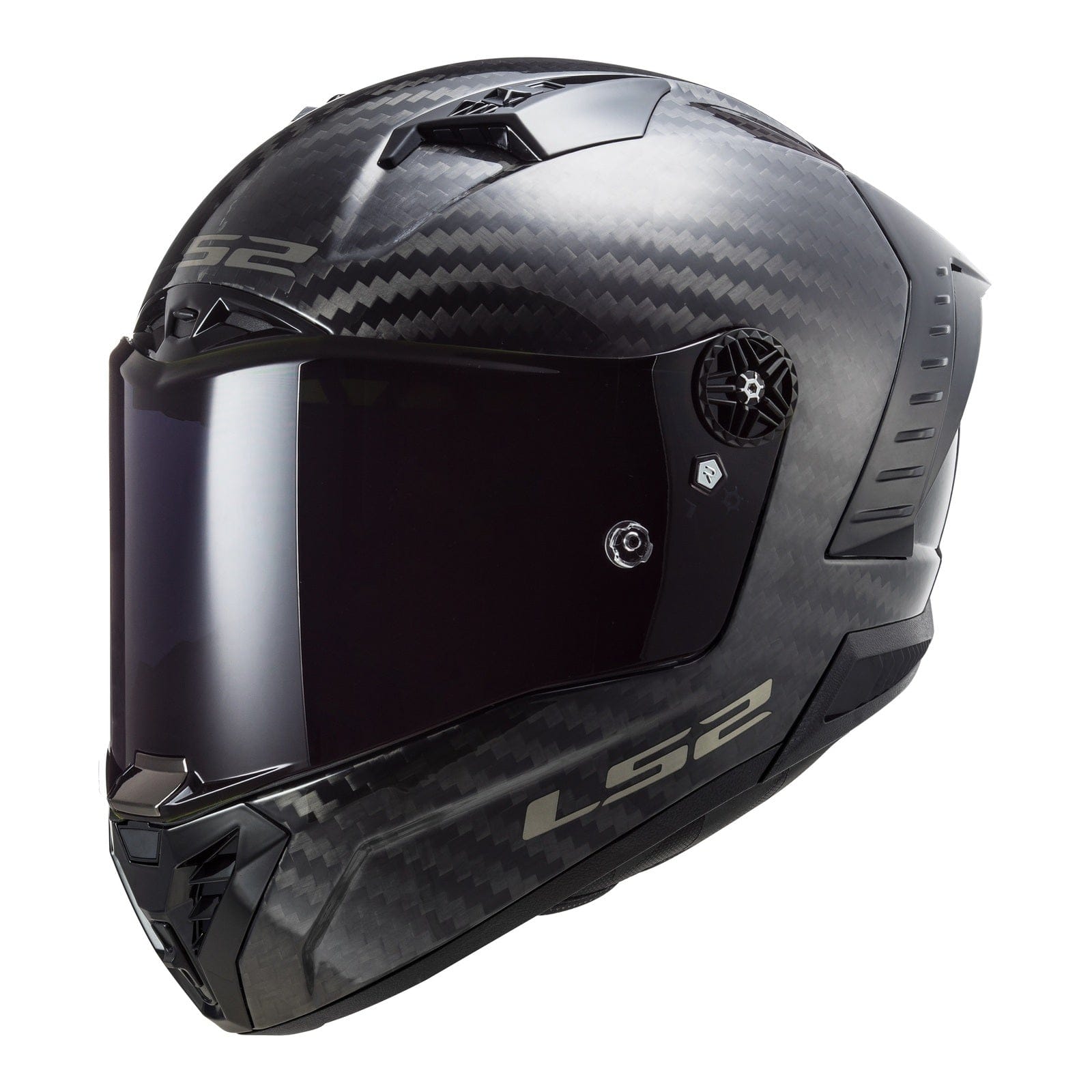LS2 Helmut Large LS2 FF805C THUNDER CARBON MOTORCYCLE HELMET 22.06 (SIZE: LARGE)