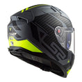 Load image into Gallery viewer, Motorcycle Stuff Helmut Medium LS2 FF811 VECTOR 2 SPLITTER - MATT TITANIUM/HI-VIS YELLOW - ECE 22.06 (SIZE: MEDIUM)
