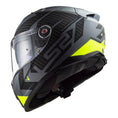 Load image into Gallery viewer, Motorcycle Stuff Helmut Medium LS2 FF811 VECTOR 2 SPLITTER - MATT TITANIUM/HI-VIS YELLOW - ECE 22.06 (SIZE: MEDIUM)
