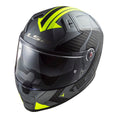 Load image into Gallery viewer, Motorcycle Stuff Helmut Medium LS2 FF811 VECTOR 2 SPLITTER - MATT TITANIUM/HI-VIS YELLOW - ECE 22.06 (SIZE: MEDIUM)
