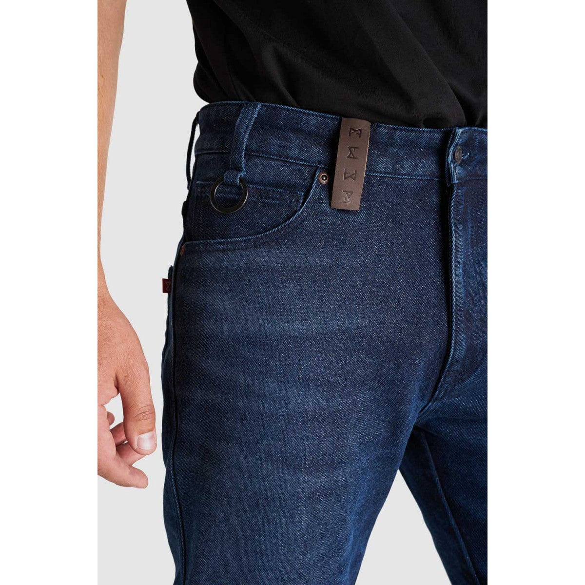 Pando Moto Pando Moto PANDO MOTO ARNIE SLIM MEN'S JEANS BLUE