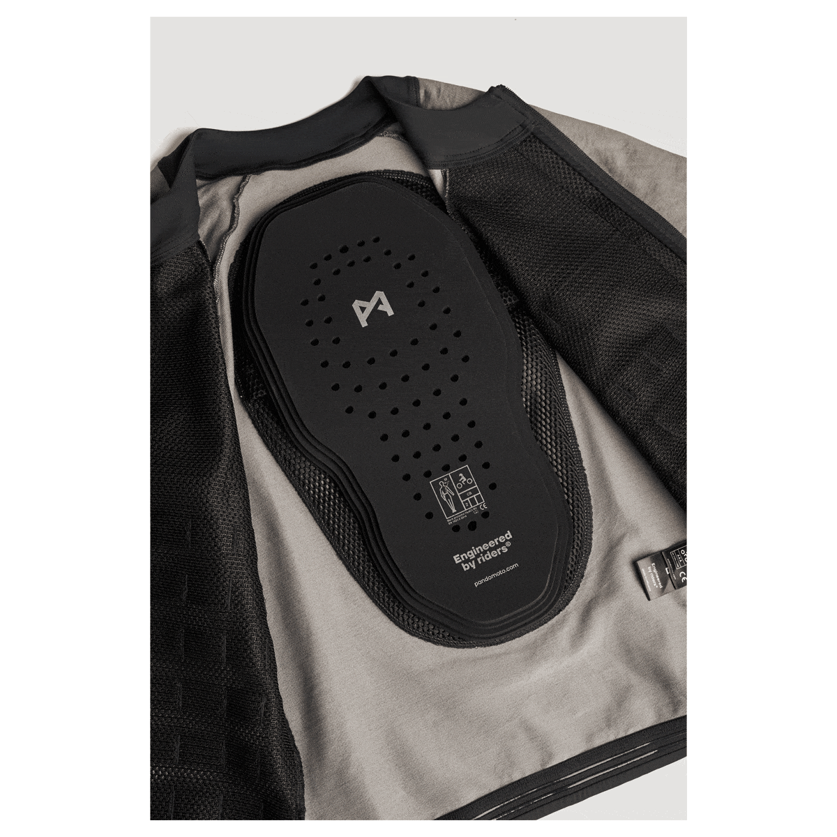 Pando Moto Pando Moto PANDO MOTO COMMANDO UH GREY MEN'S LIGHT-WEIGHT MOTORCYCLE JACKET