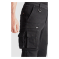 Load image into Gallery viewer, Pando Moto Pando Moto PANDO MOTO DESERT CARGO JEANS - BLACK
