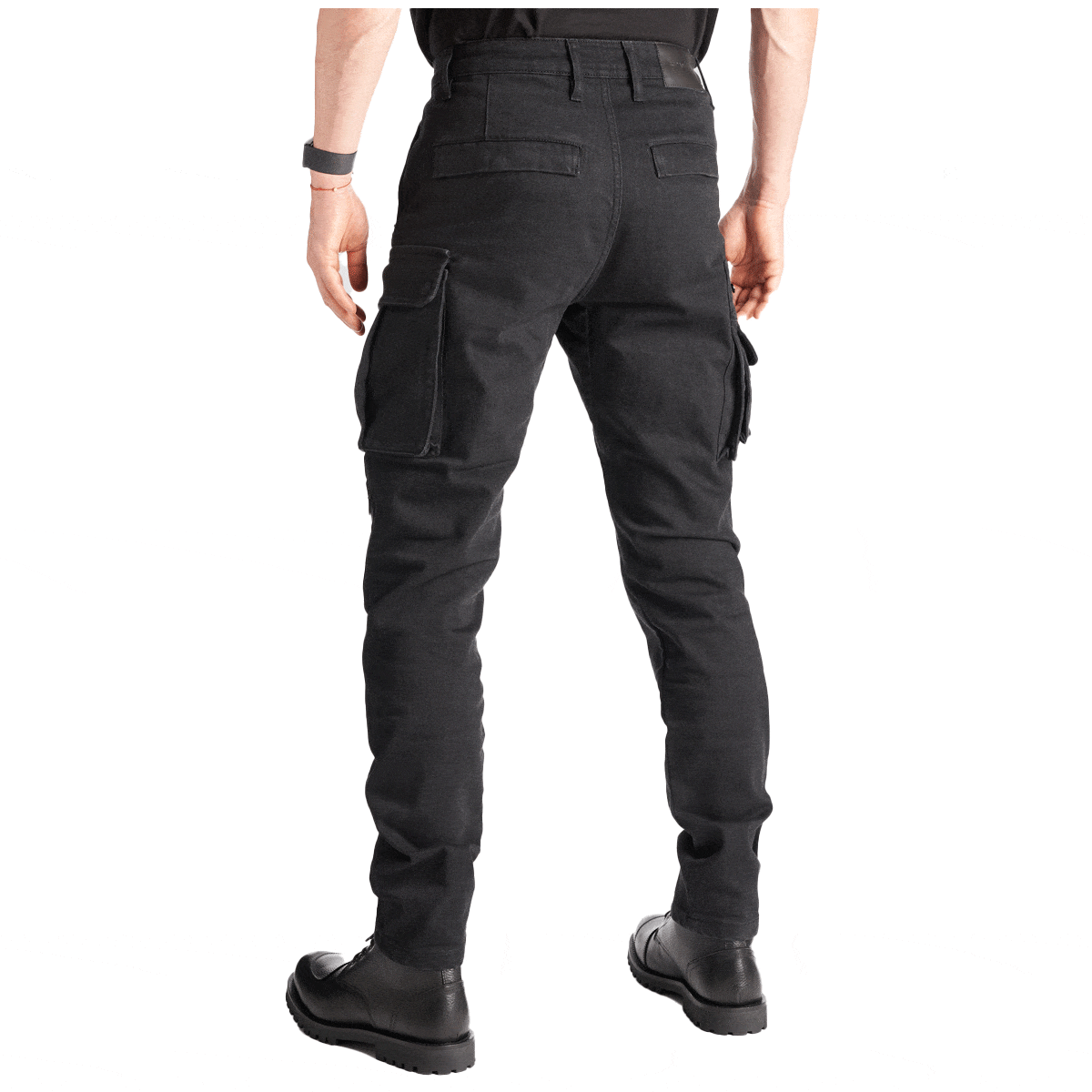 Pando Moto Pando Moto PANDO MOTO DESERT CARGO JEANS - BLACK