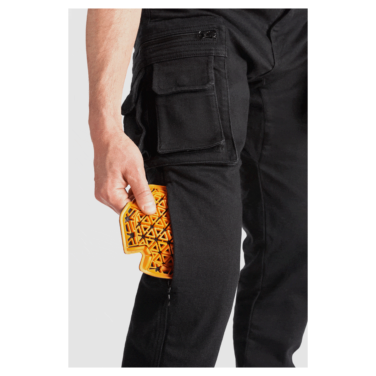 Pando Moto Pando Moto PANDO MOTO DESERT CARGO JEANS - BLACK