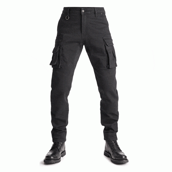 Pando Moto Pando Moto PANDO MOTO DESERT CARGO JEANS - BLACK