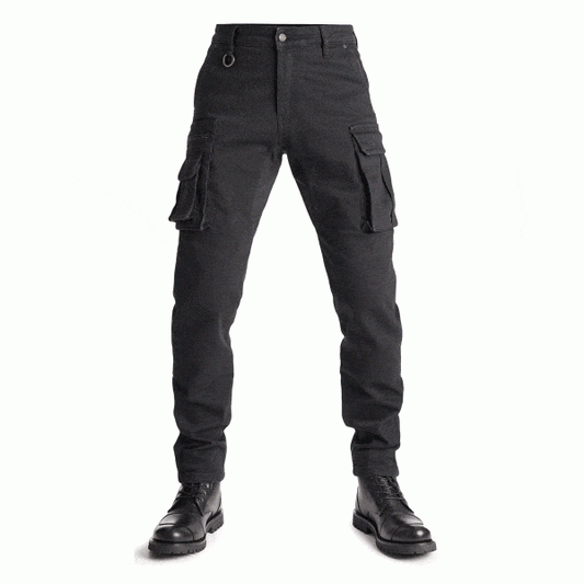 Pando Moto Pando Moto PANDO MOTO DESERT CARGO JEANS - BLACK