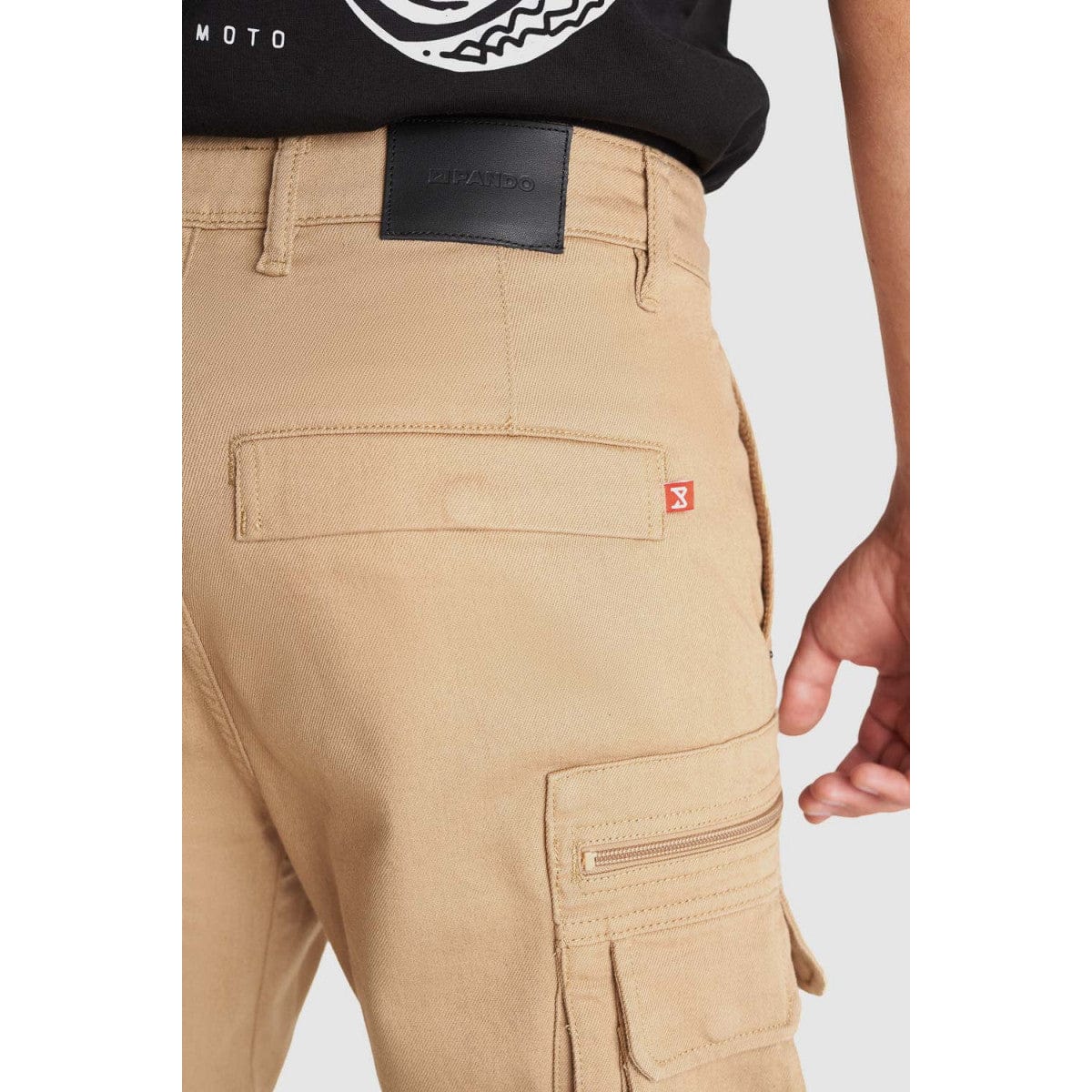Pando Moto Pando Moto PANDO MOTO DESERT CARGO PANTS BEIGE
