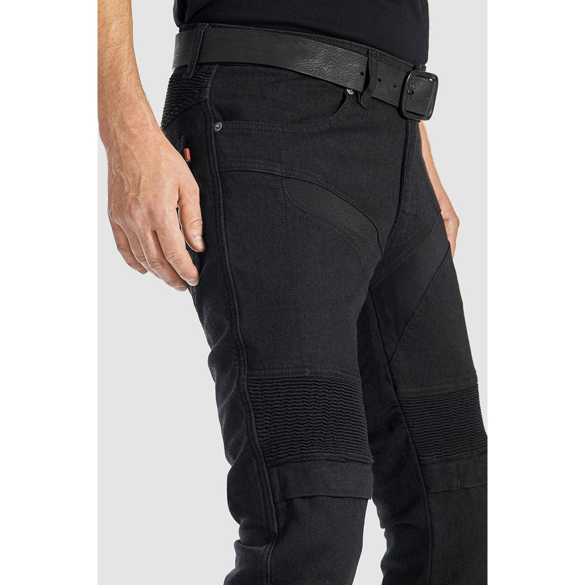 Pando Moto Pando Moto PANDO MOTO KARLDO SLIM BLACK MEN'S JEANS
