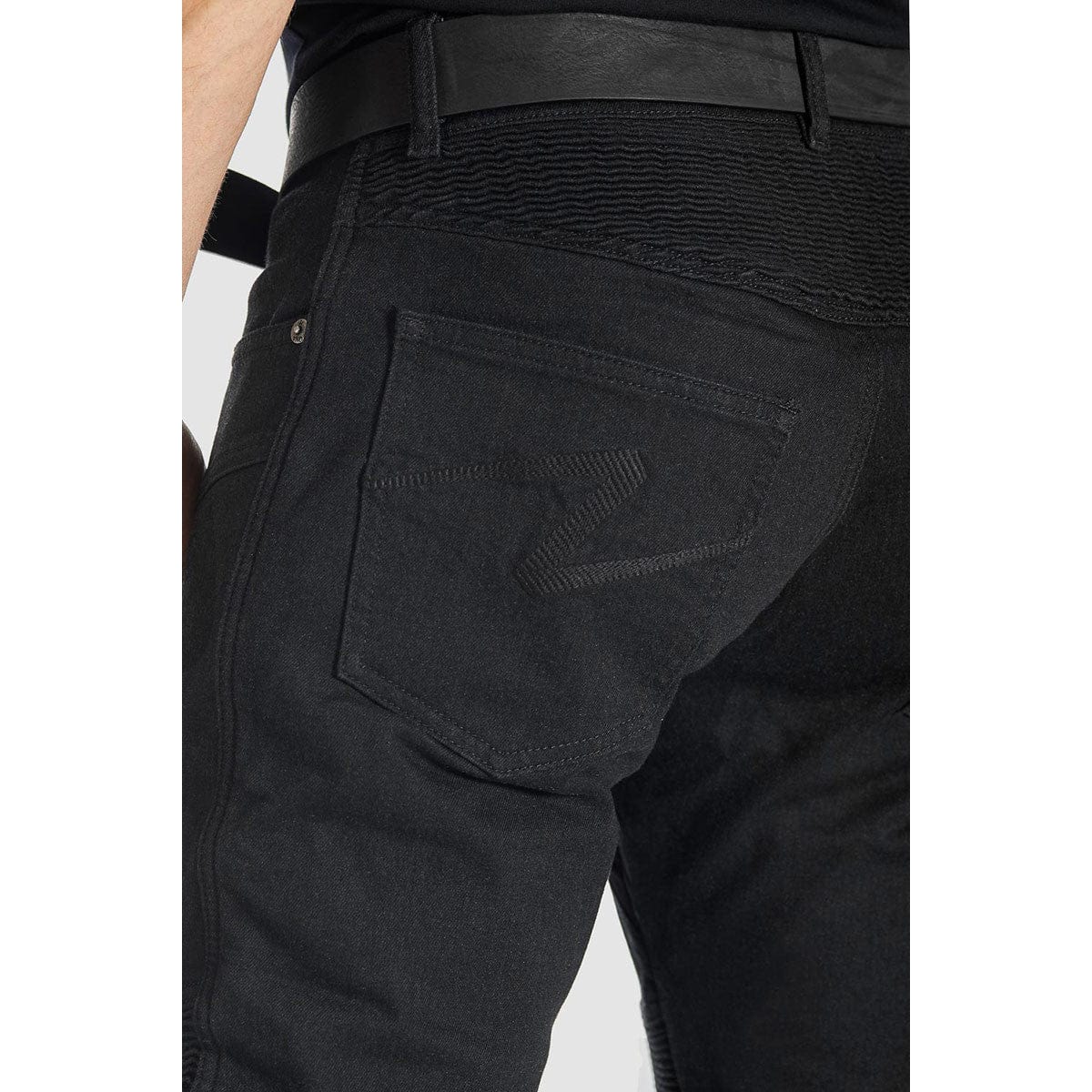 Pando Moto Pando Moto PANDO MOTO KARLDO SLIM BLACK MEN'S JEANS