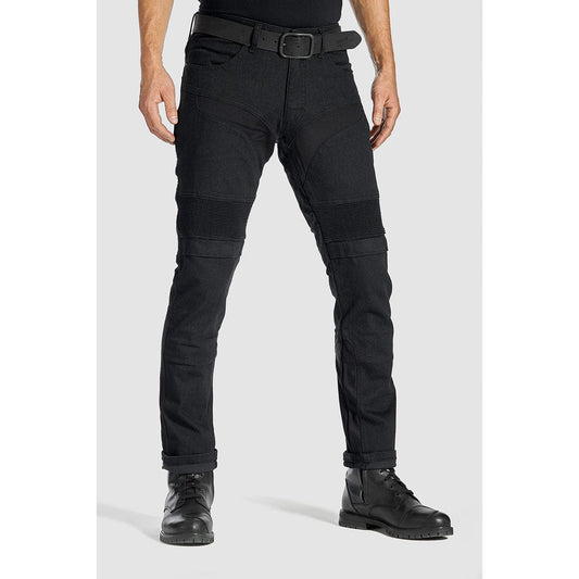 Pando Moto Pando Moto PANDO MOTO KARLDO SLIM BLACK MEN'S JEANS