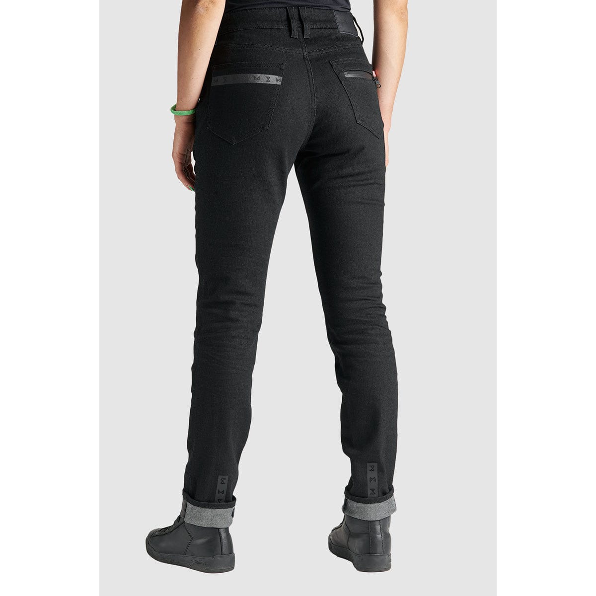 Pando Moto Pando Moto PANDO MOTO KISSAKI ARM 01 JEANS BLACK - WOMEN