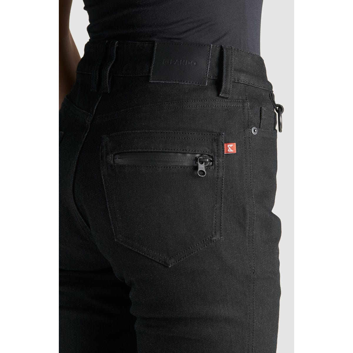 Pando Moto Pando Moto PANDO MOTO KISSAKI ARM 01 JEANS BLACK - WOMEN