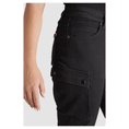 Load image into Gallery viewer, Pando Moto Pando Moto PANDO MOTO MILA CARGO WOMEN'S JEANS - BLACK
