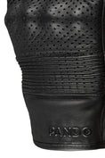 Load image into Gallery viewer, Pando Moto Pando Moto PANDO MOTO ONYX BLACK 02 LEATHER MOTRCYCLE GLOVES
