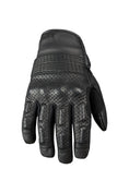 Load image into Gallery viewer, Pando Moto Pando Moto PANDO MOTO ONYX BLACK 02 LEATHER MOTRCYCLE GLOVES
