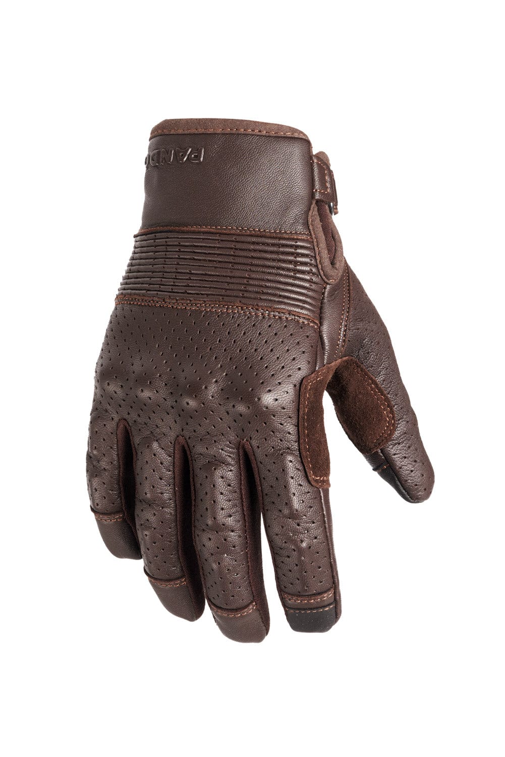 Pando Moto Pando Moto PANDO MOTO ONYX BROWN 02 LEATHER MOTRCYCLE GLOVES