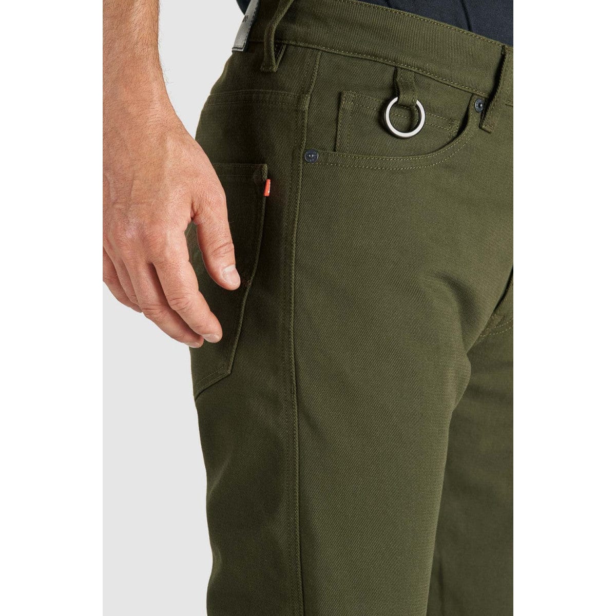 Pando Moto Pando Moto PANDO MOTO ROBBY ARM 02 MEN'S JEANS OLIVE