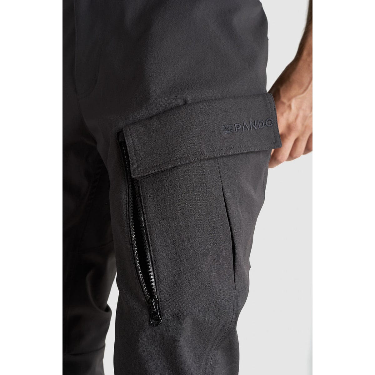 Pando Moto Pando Moto PANDO MOTO TRITON WP SLIM JEANS BLACK