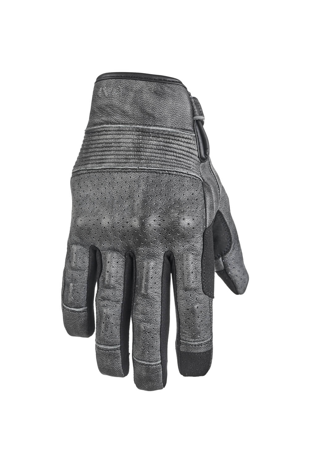 Pando Moto Pando Moto Small PANDO MOTO ONYX GREY LEATHER MOTRCYCLE GLOVES