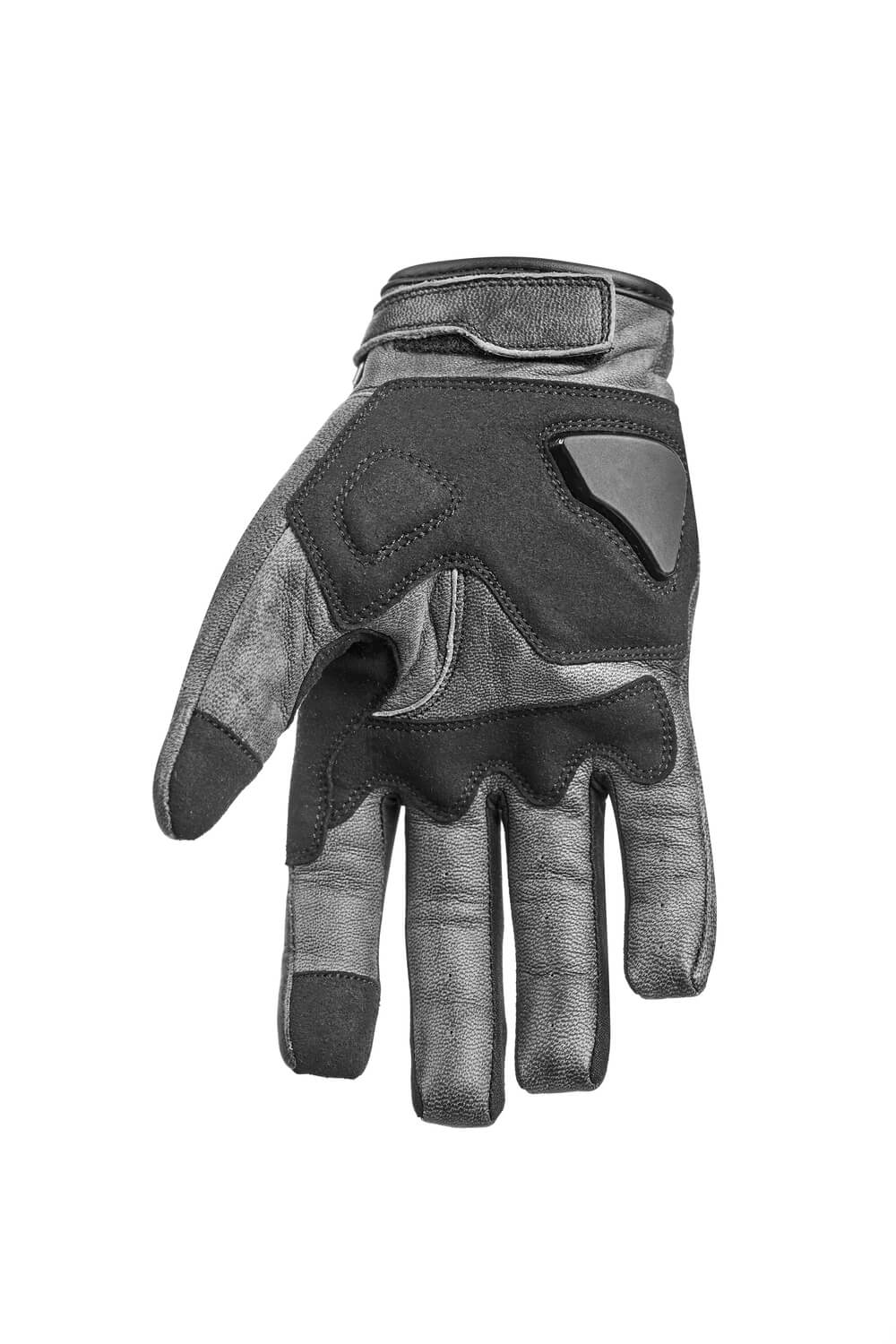 Pando Moto Pando Moto Small PANDO MOTO ONYX GREY LEATHER MOTRCYCLE GLOVES