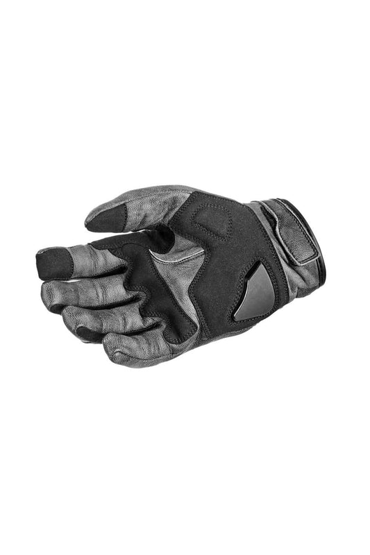 Pando Moto Pando Moto Small PANDO MOTO ONYX GREY LEATHER MOTRCYCLE GLOVES