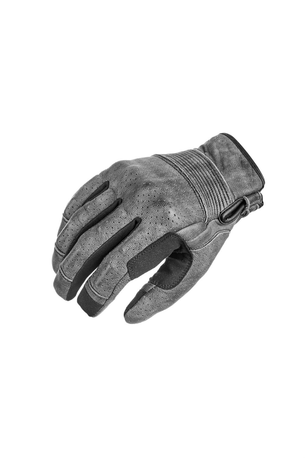 Pando Moto Pando Moto Small PANDO MOTO ONYX GREY LEATHER MOTRCYCLE GLOVES