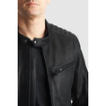 Load image into Gallery viewer, Pando Moto Pando Moto Small PANDO MOTO TATAMI LT 01 LEATHER JACKET BLACK

