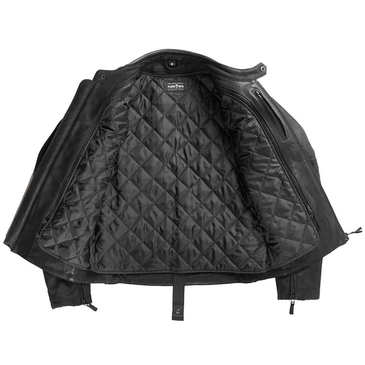 Pando Moto Pando Moto Small PANDO MOTO TATAMI LT 01 LEATHER JACKET BLACK