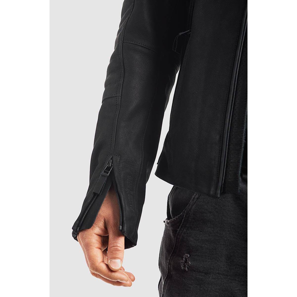 Pando Moto Pando Moto Small PANDO MOTO TATAMI LT 01 LEATHER JACKET BLACK