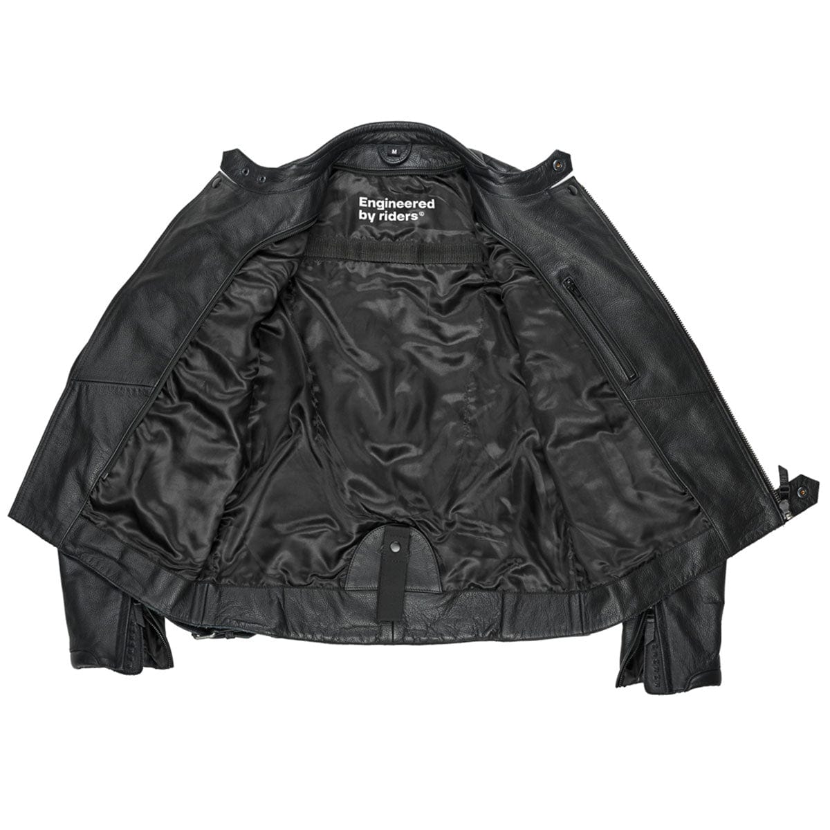 Pando Moto Pando Moto XL PANDO MOTO TWIN LEATHER JACKET BLACK