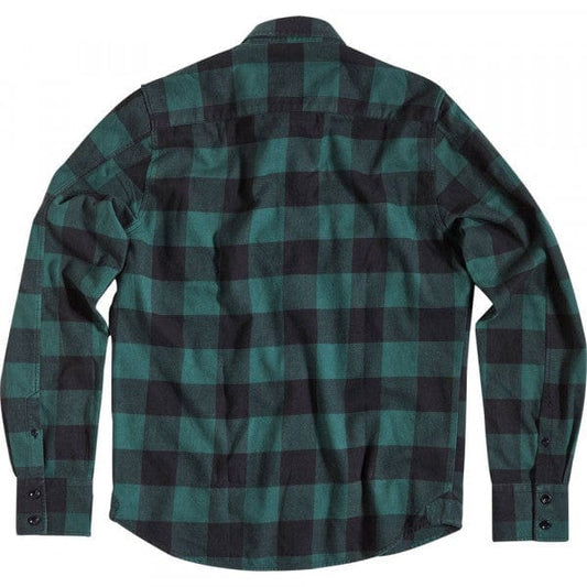 Rokker Rokker 2XL ROKKER DENVER CHECK MOTORCYCLE RIDING SHIRT GREEN