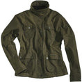 Load image into Gallery viewer, Rokker Rokker 3XL ROKKER WAX COTTON WOMEN MOTORCYCLE JACKET - GREEN

