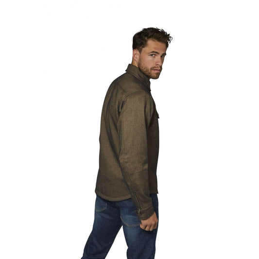 Rokker Rokker ROKKER BOSTON MOTORCYCLE RIDER SHIRT - BROWN