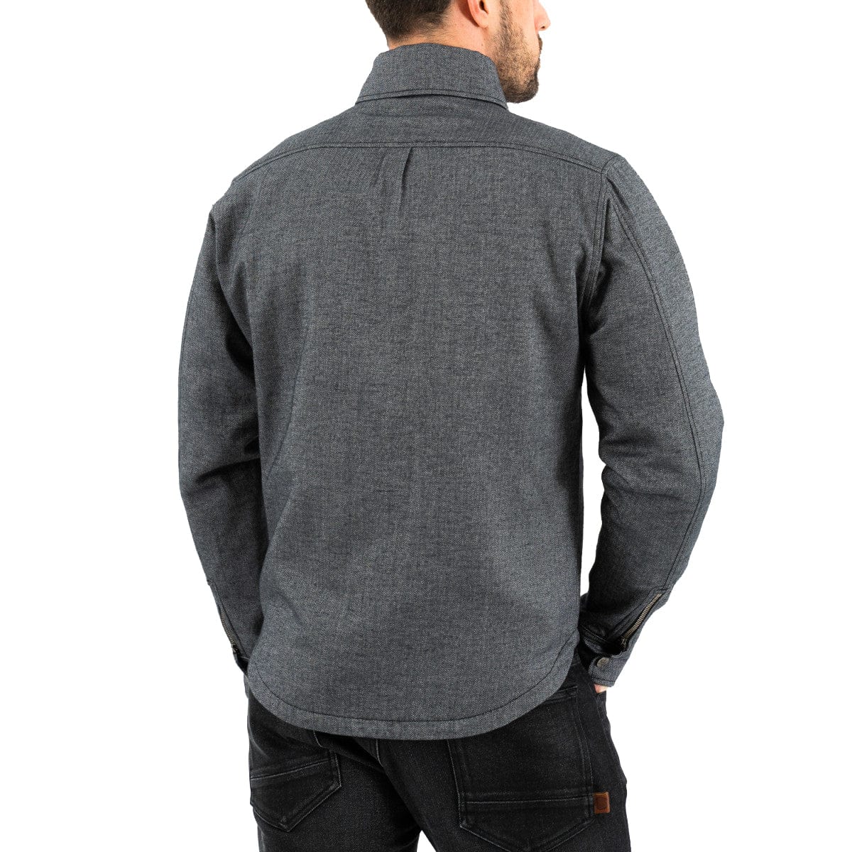 Rokker Rokker ROKKER BOSTON MOTORCYCLE RIDER SHIRT - GREY