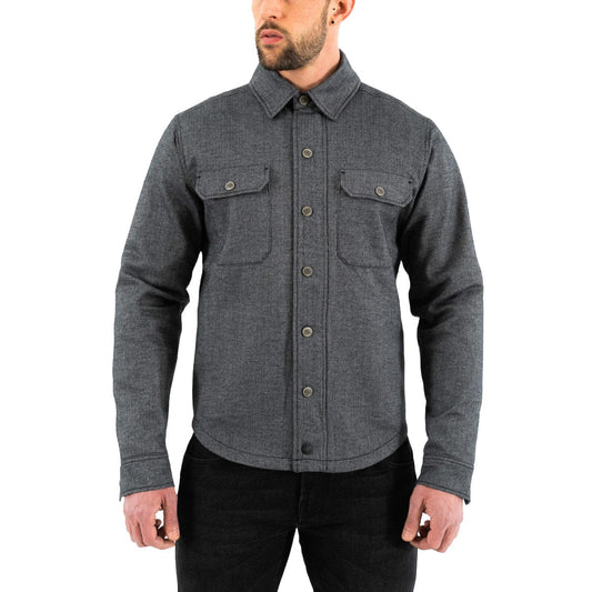 Rokker Rokker ROKKER BOSTON MOTORCYCLE RIDER SHIRT - GREY
