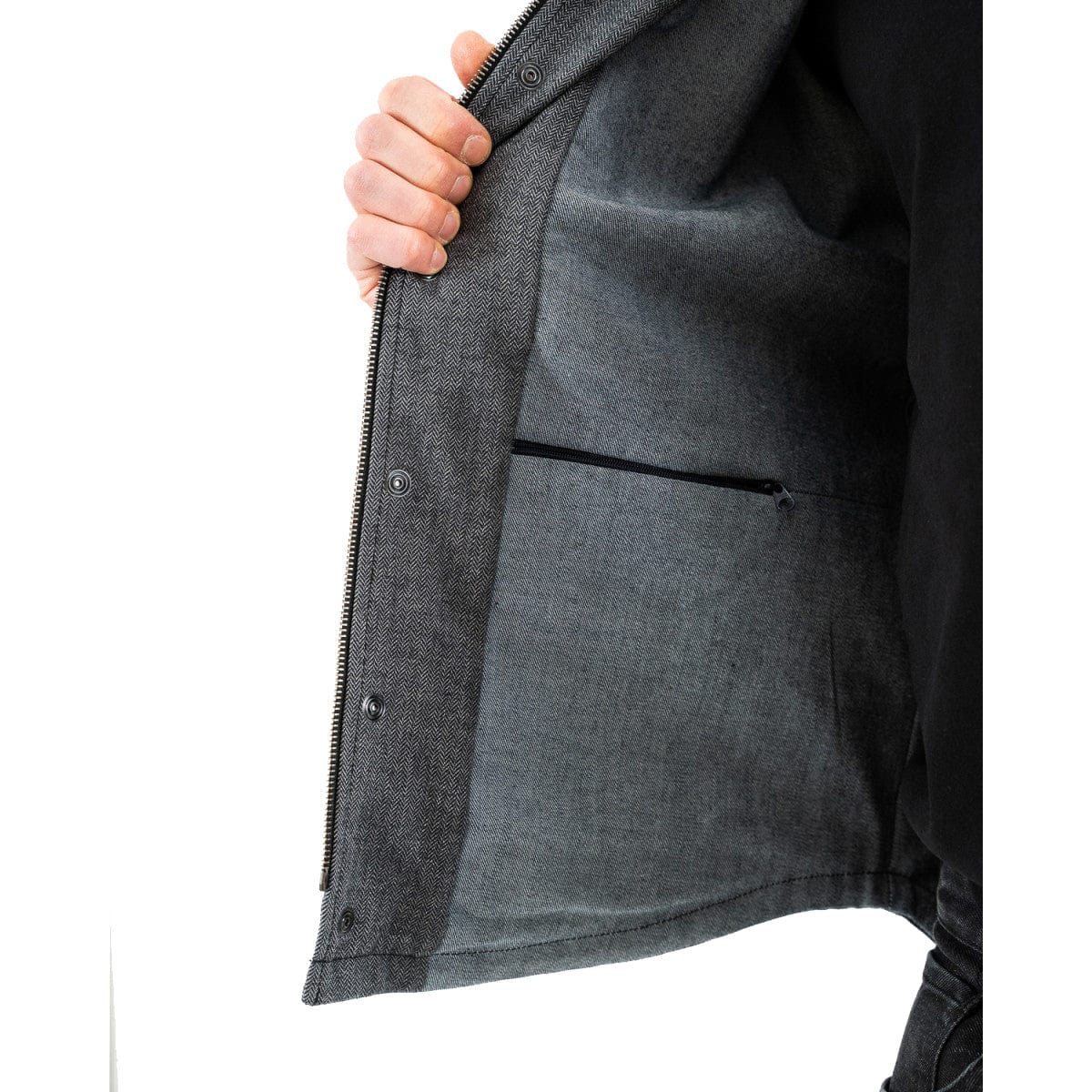 Rokker Rokker ROKKER BOSTON MOTORCYCLE RIDER SHIRT - GREY