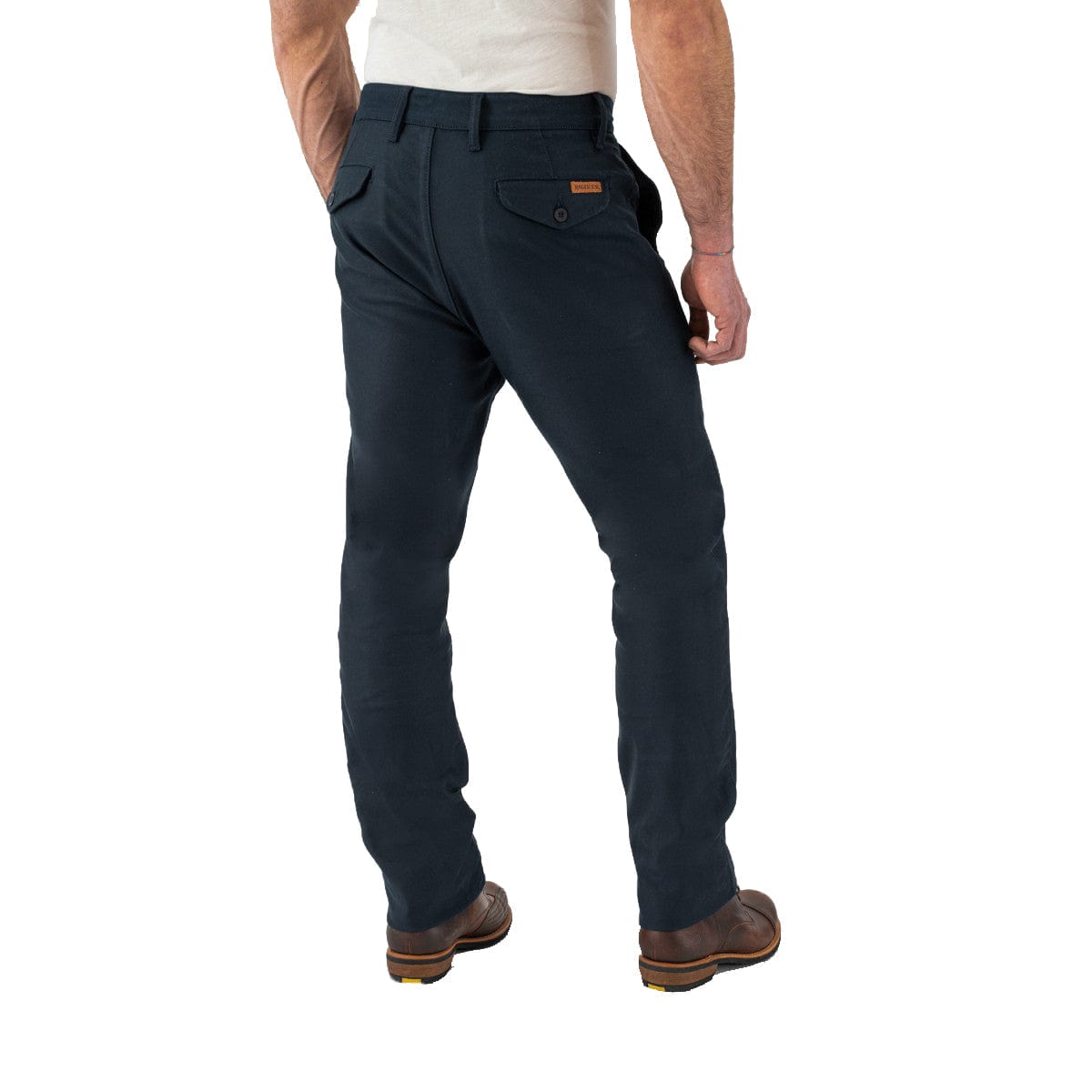 Rokker Rokker ROKKER CHINO MOTORCYCLE RIDING TROUSERS - NAVY