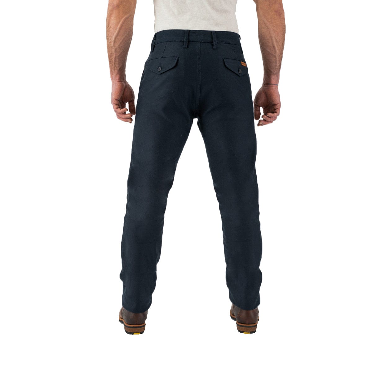 Rokker Rokker ROKKER CHINO MOTORCYCLE RIDING TROUSERS - NAVY