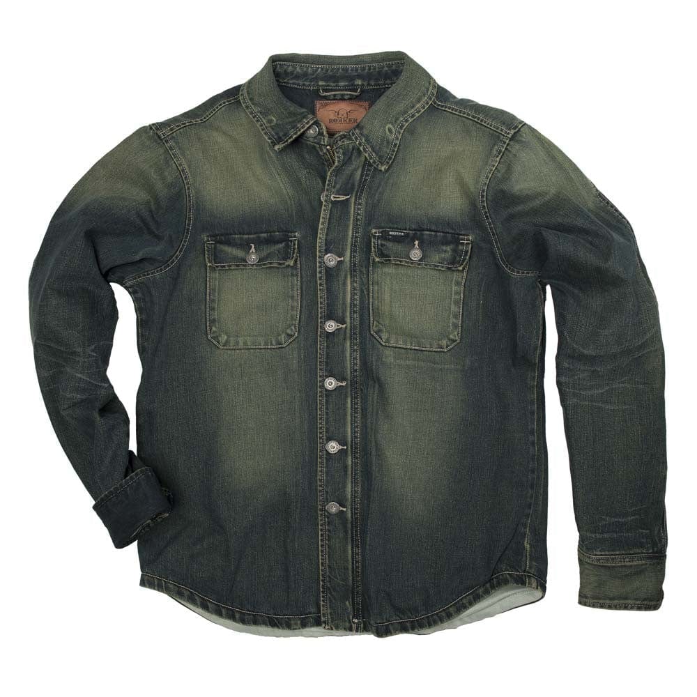 Rokker Rokker ROKKER DENIM MOTORCYCLE RIDER SHIRT