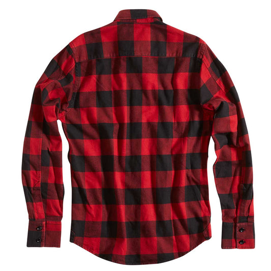 Rokker Rokker ROKKER DENVER CHECK MOTORCYCLE RIDING SHIRT RED