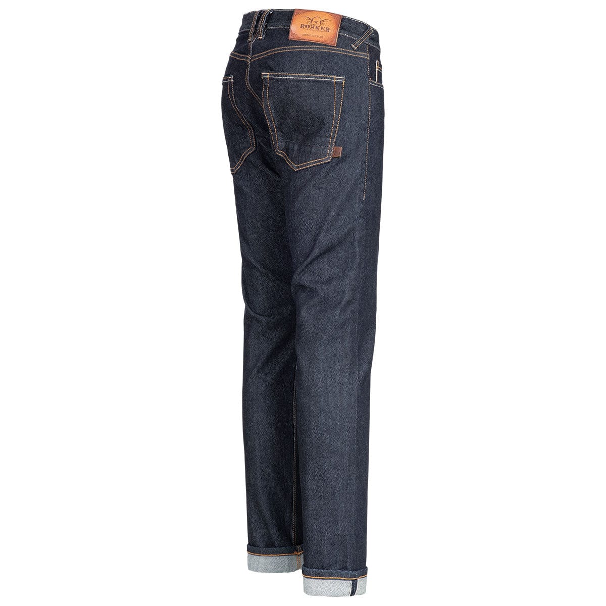 Rokker Rokker ROKKER IRON SELVEDGE RAW MOTORCYCLE RIDING JEANS