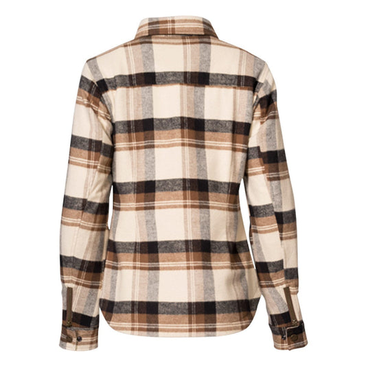 Rokker Rokker ROKKER MADDISON RIDER SHIRT WOMEN BROWN/OFFWHITE