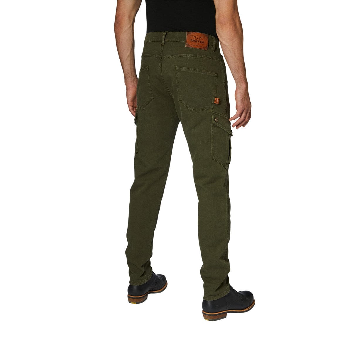 Rokker Rokker ROKKER MOTORCYCLE RIDING CARGO PANTS SLIM - OLIVE