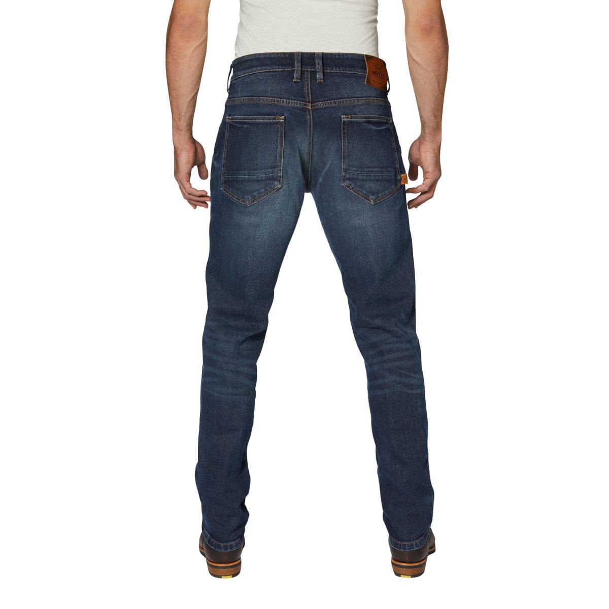 Rokker Rokker ROKKER ROKKERTECH MOTORCYCLE RIDING JEAN TAPERED SLIM DARK BLUE