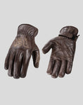 Load image into Gallery viewer, Rokker Rokker ROKKER TATTOO APE BROWN MOTORCYCLE GLOVES
