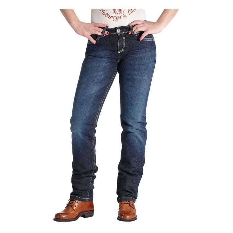 Rokker Rokker ROKKER THE LADY MOTORCYCLE RIDING JEANS STONEWASHED